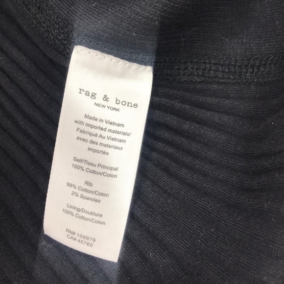 Rag & Bone 3D Ribbed Jersey Hoodie - Picture 4 of 5